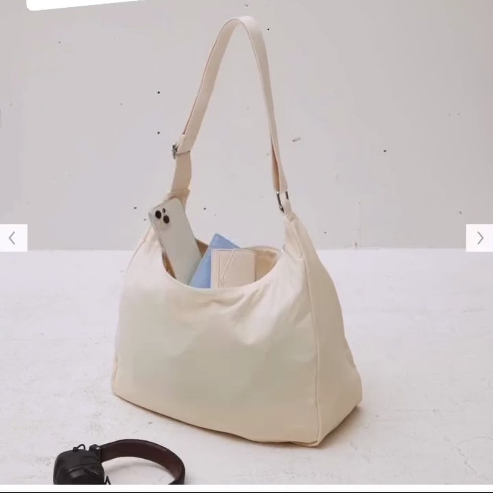 GU Nylon Unisex Bag (Super Light Weight) OffWhite